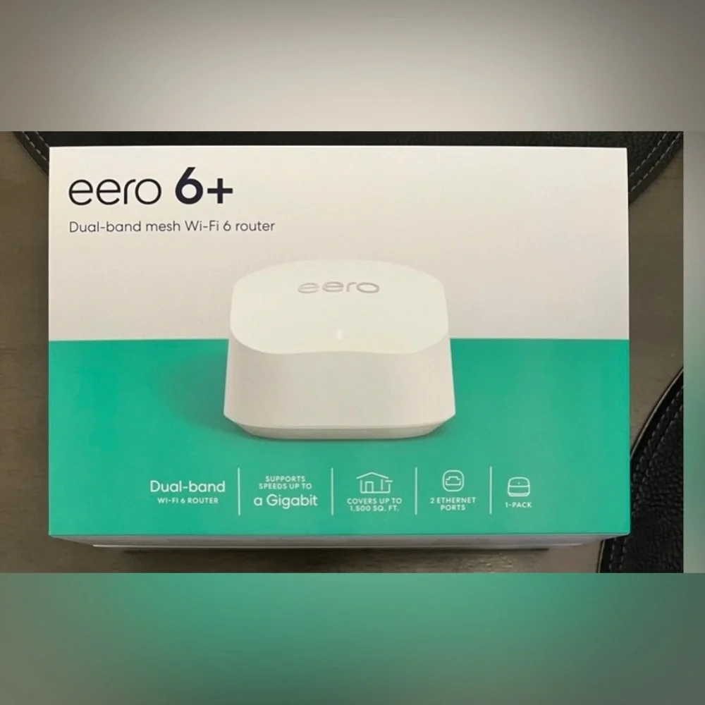 Eero 6+ Mesh Two Routers New - Picture 1 of 1